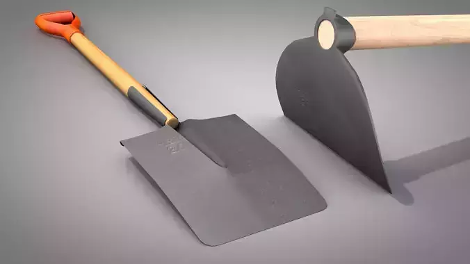 Construction - Hoe and Shovel