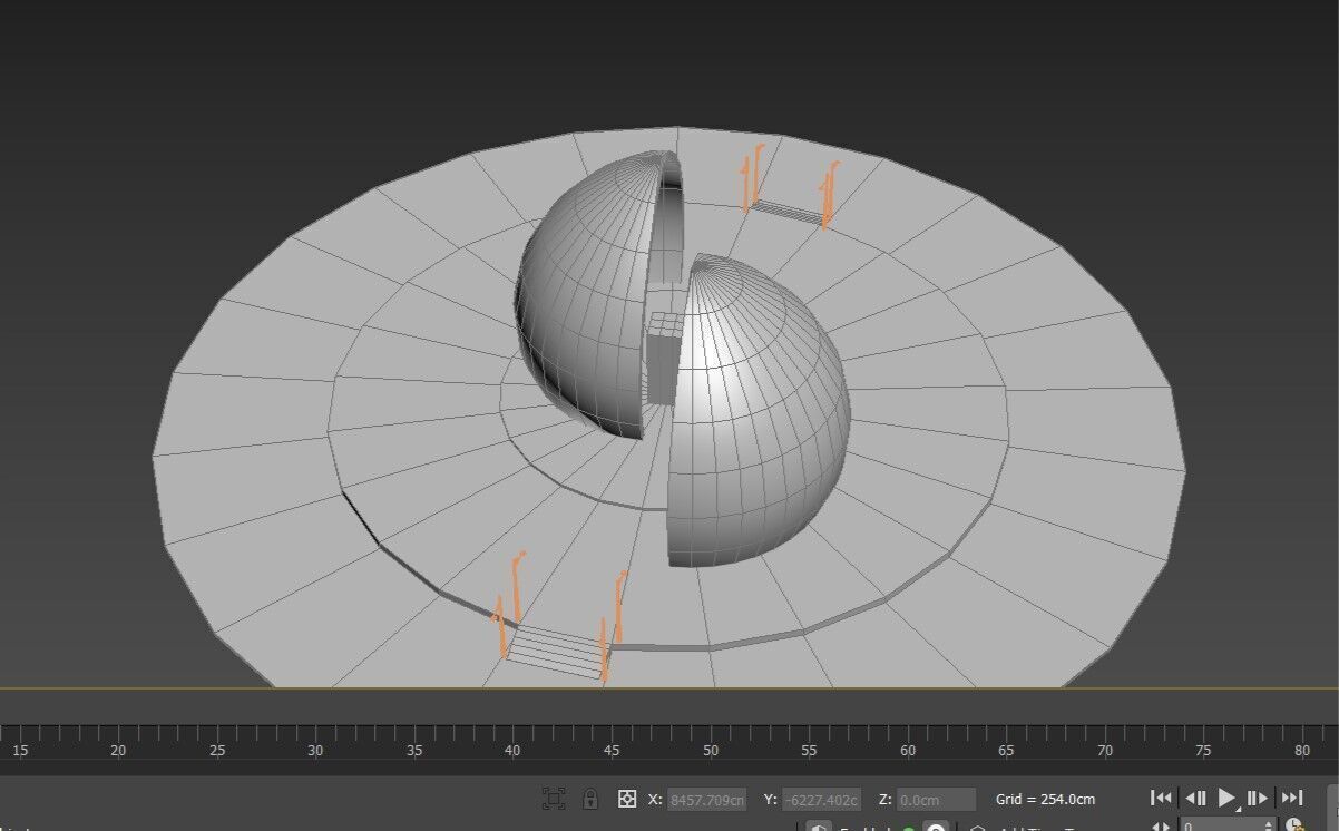 memorial to iraq wars soldiers  3D print model_5