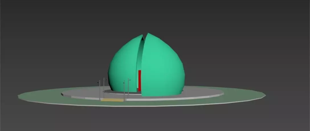 memorial to iraq wars soldiers  3D print model_0