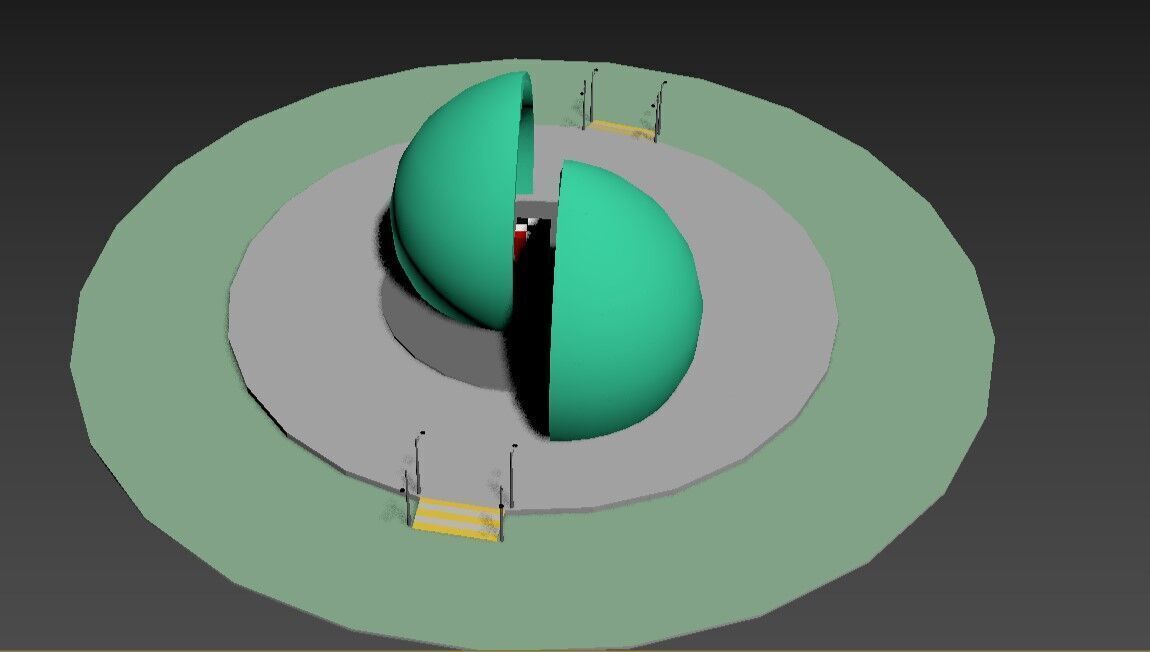 memorial to iraq wars soldiers  3D print model_4