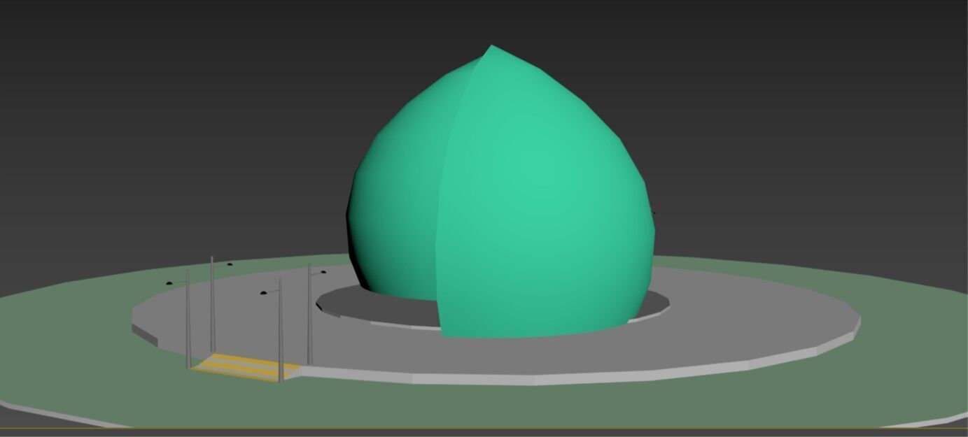 memorial to iraq wars soldiers  3D print model_1