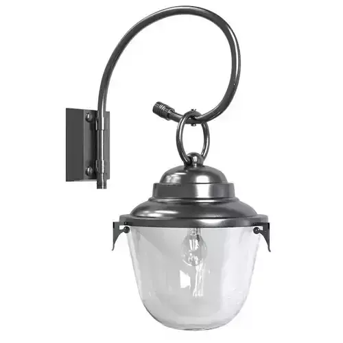 Nickel wall sconce by moinat