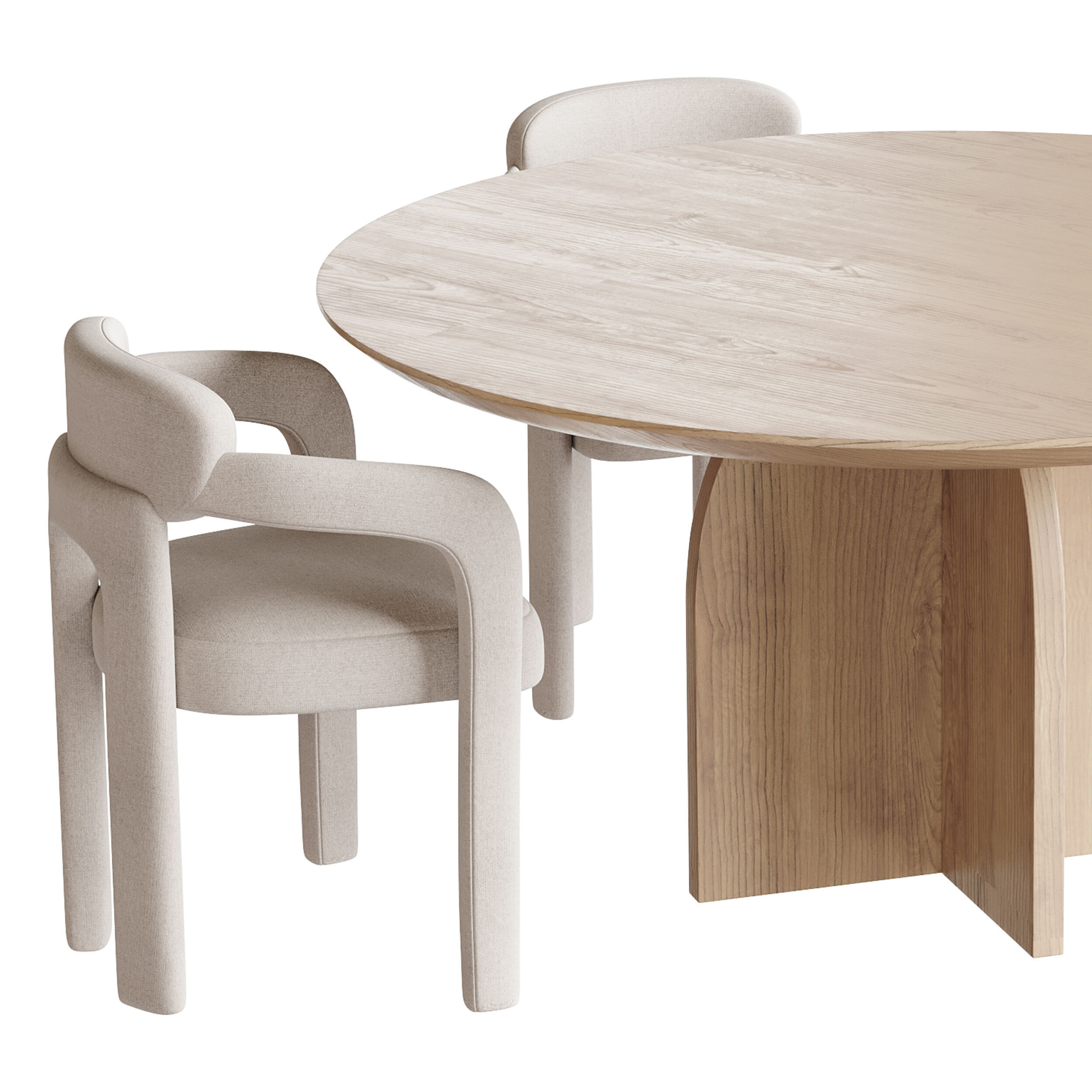 Dining table MAURICE 3D model_8
