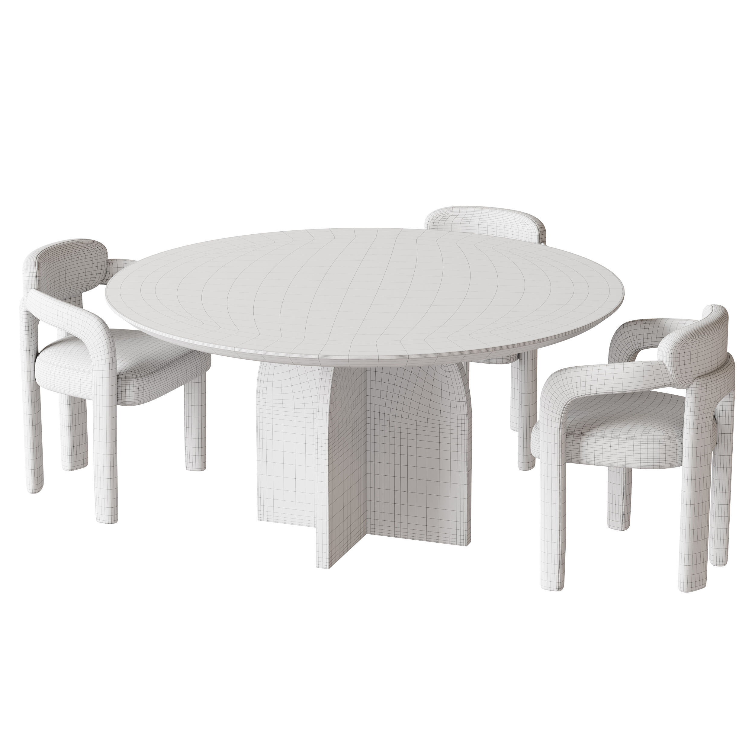 Dining table MAURICE 3D model_13