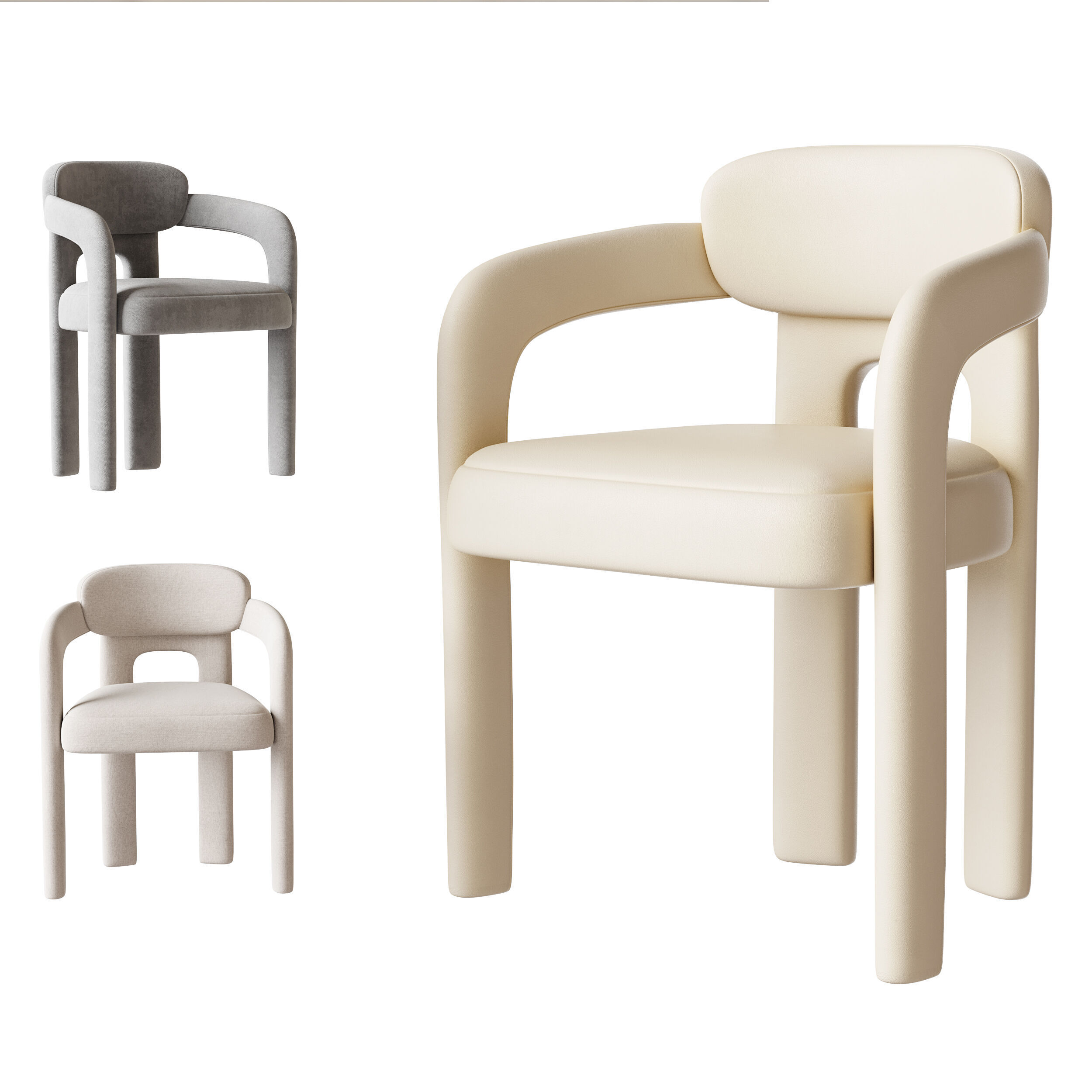 Dining table MAURICE 3D model_12