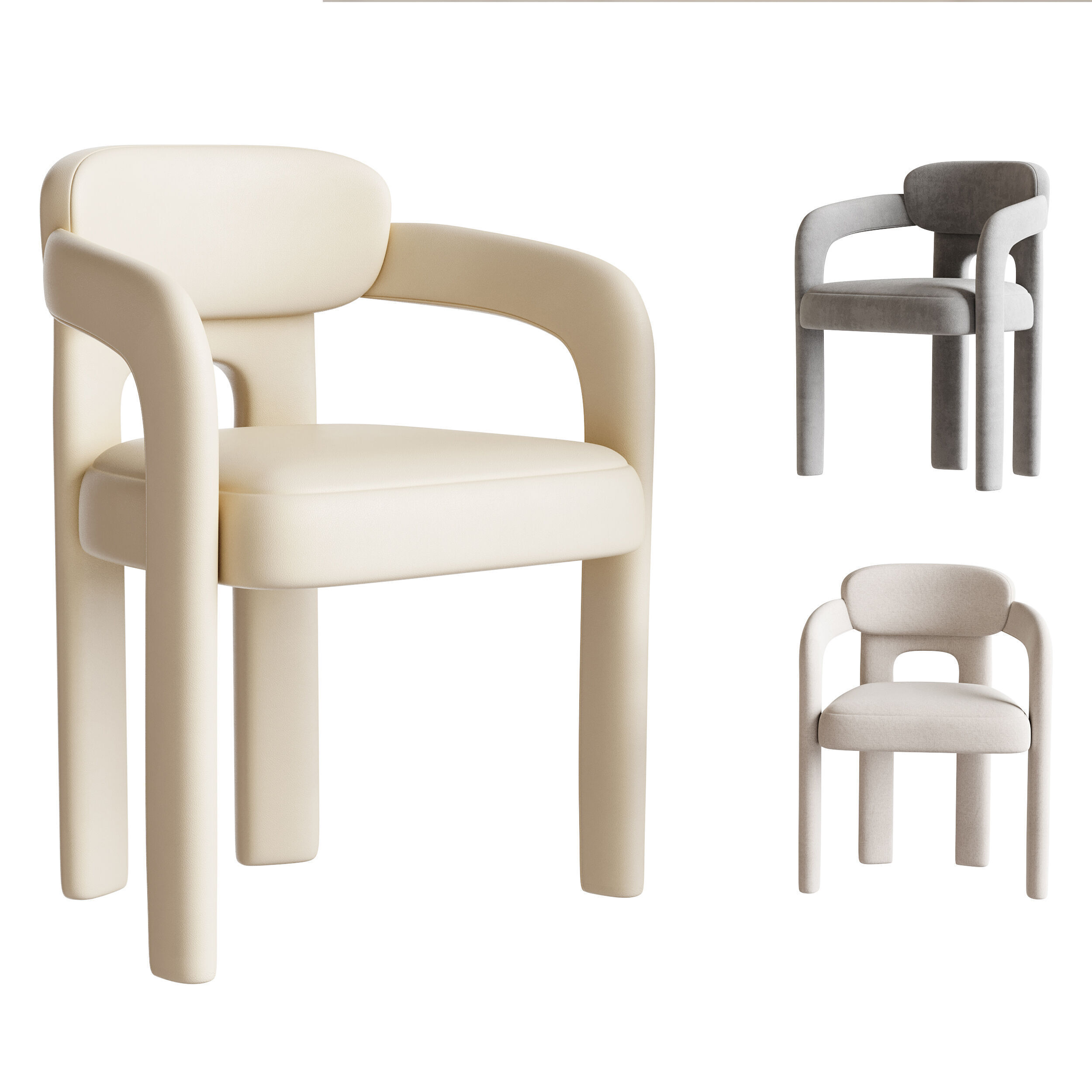 Dining table MAURICE 3D model_6