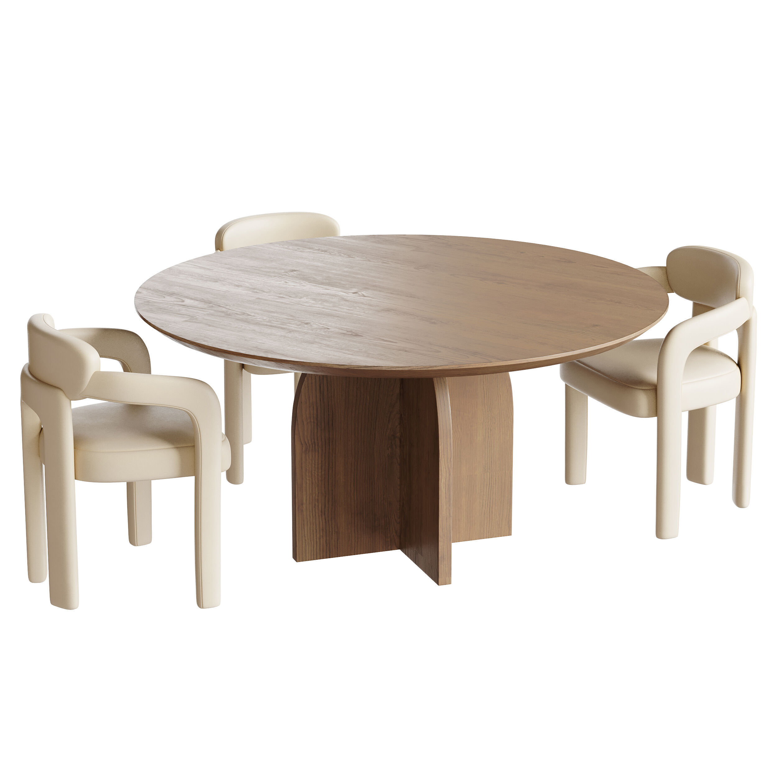 Dining table MAURICE 3D model_4