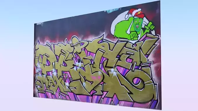 Graffiti wall XIV