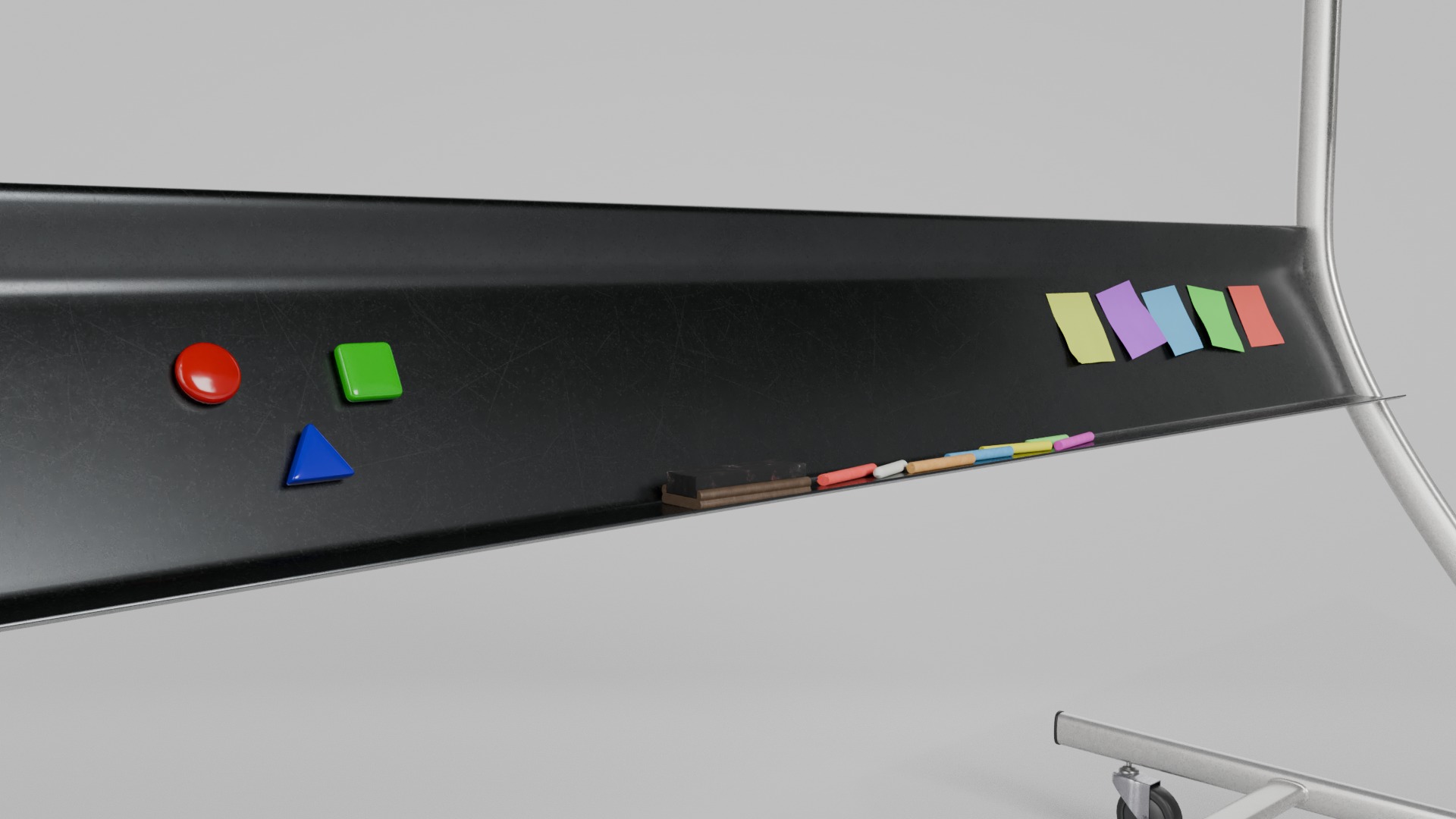 Compact Double-Sided Rectangular -Customizable Writing Board Set 3D Model Collection_21