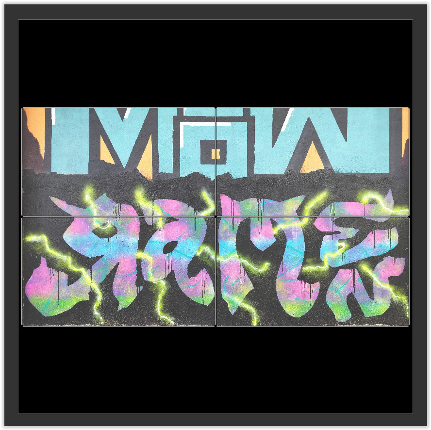 Graffiti wall XV 3D model_6