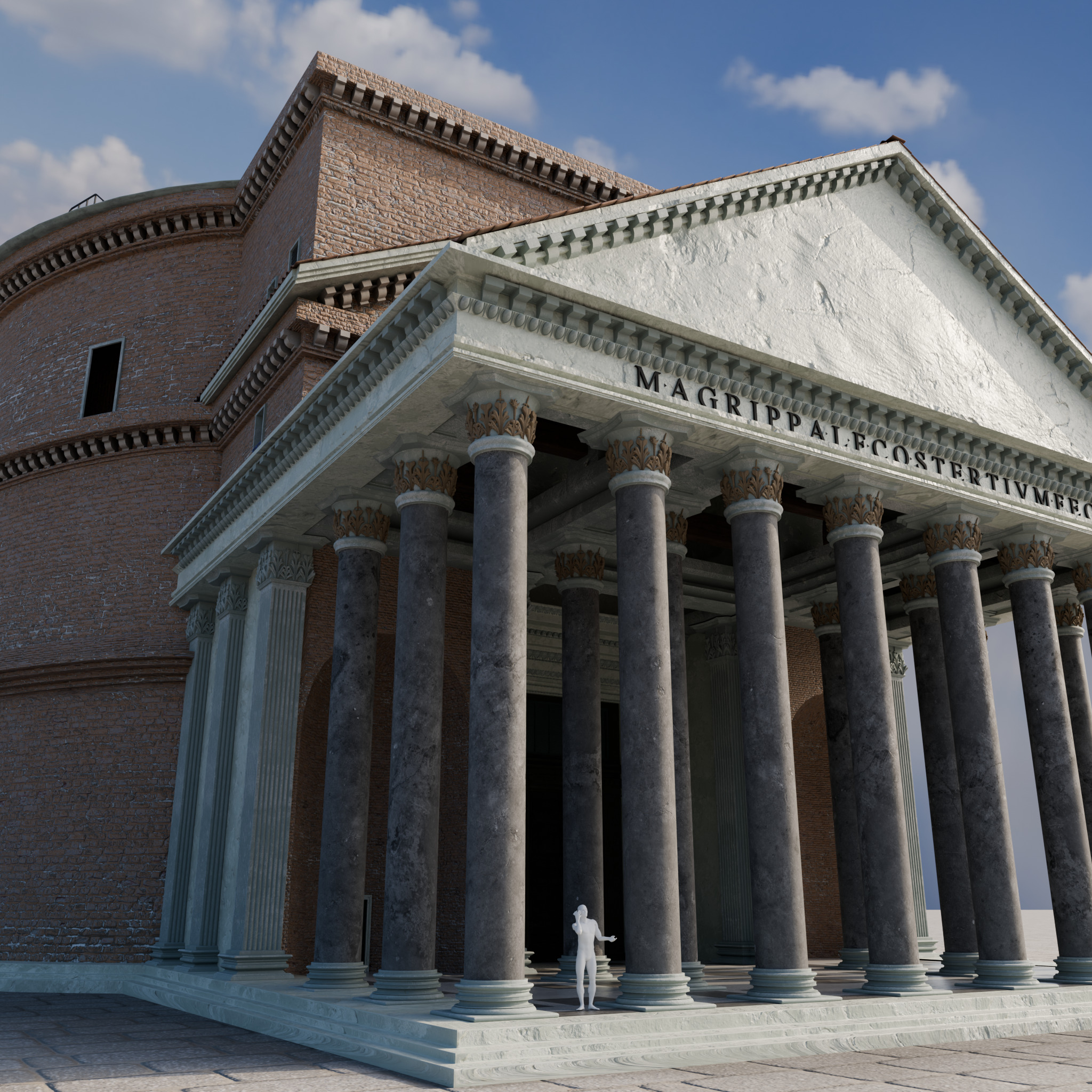 Pantheon Rome 3D model_4
