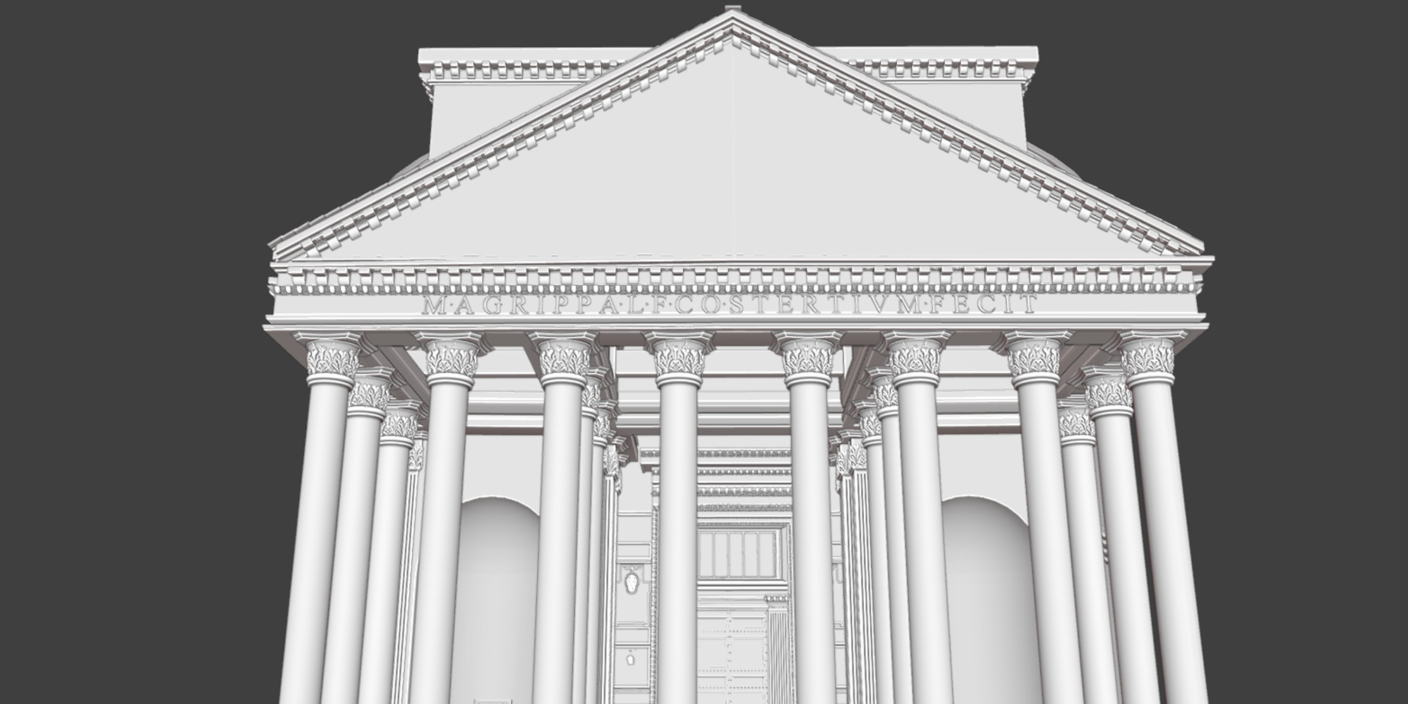 Pantheon Rome 3D model_2
