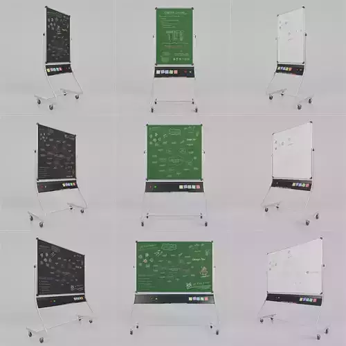 Complete Double-Sided Metal Writing Board Collection 