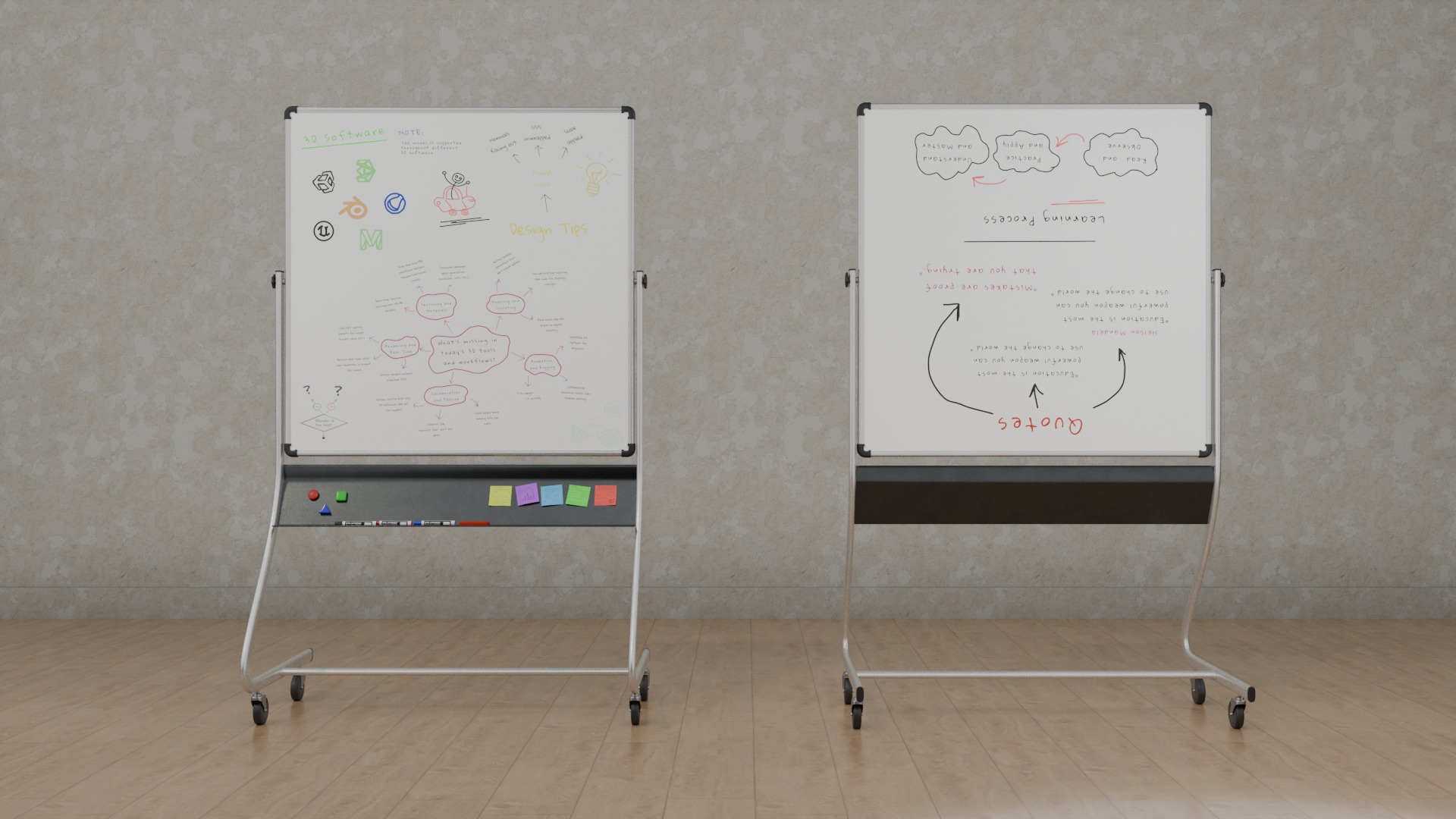 Complete Double-Sided Metal Writing Board Collection _26