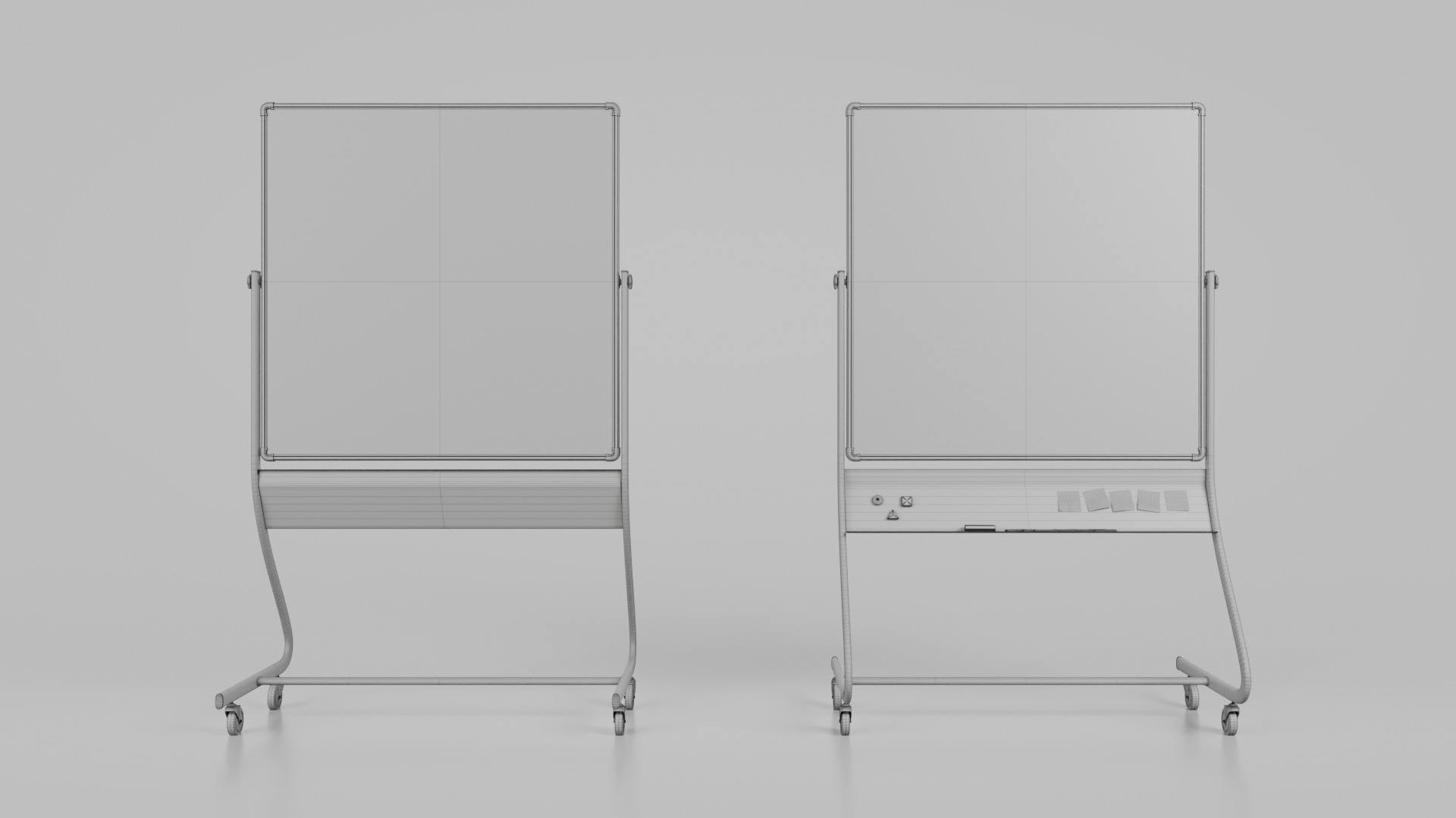 Complete Double-Sided Metal Writing Board Collection _59