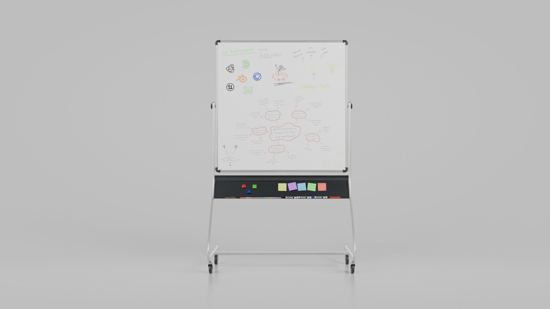 Complete Dual-Sided Chalkboards - Customizable Metal Writing ... _12