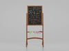 Complete Dual-Sided Chalkboards - Customizable Writing Boards 3D Model Collection_1