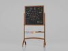Complete Dual-Sided Chalkboards - Customizable Writing Boards 3D Model Collection_2
