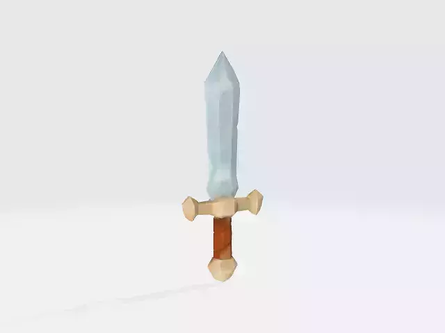 short sword lowpoly