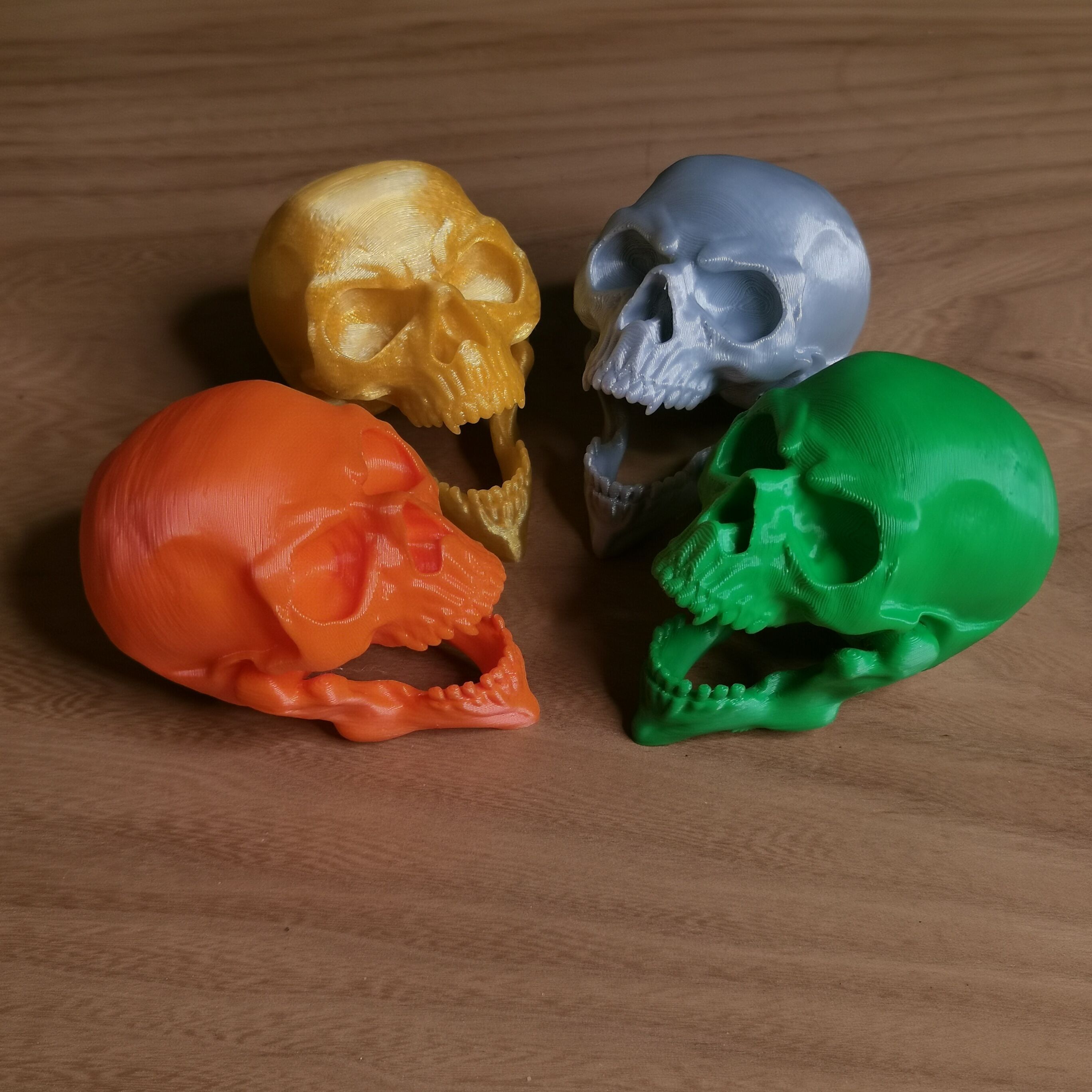 Articulated Skull with Moving Jaw Print in Place No Supports 404 3D print model_6