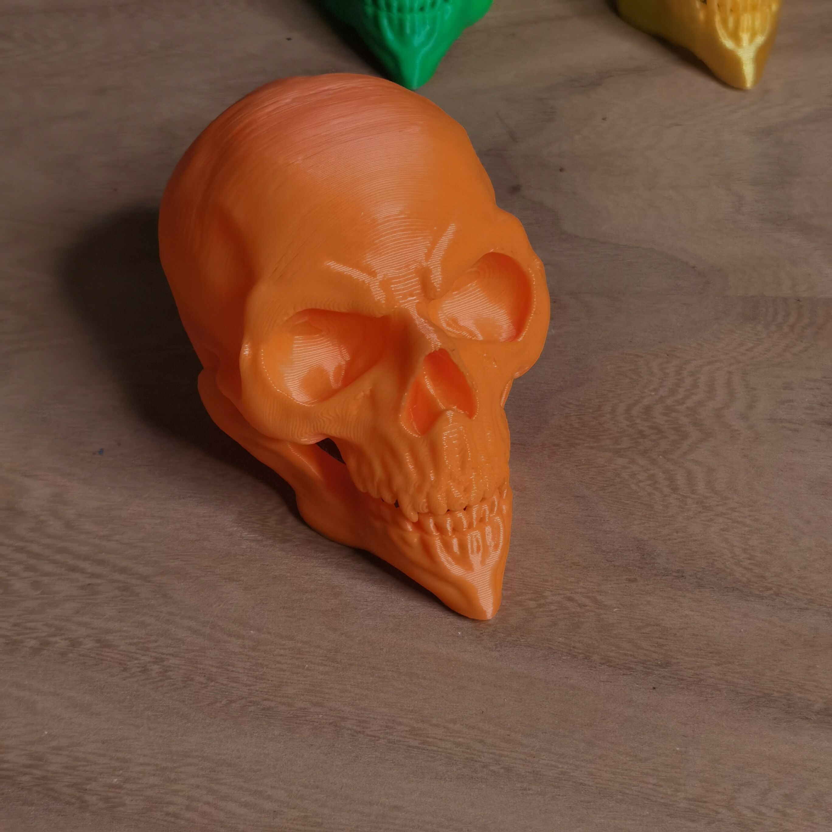 Articulated Skull with Moving Jaw Print in Place No Supports 404 3D print model_4