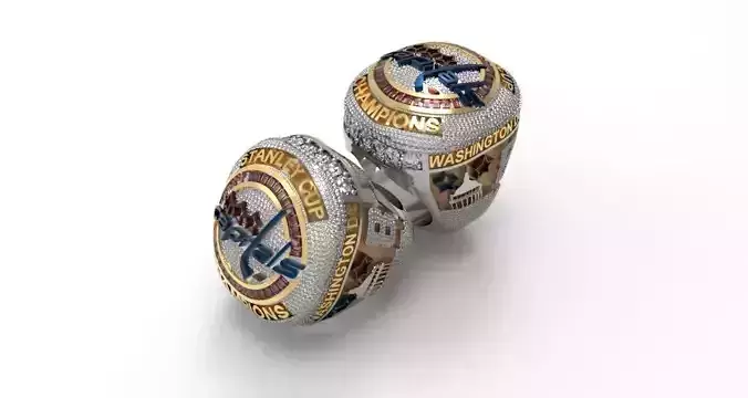 The Capitals Ring 3D print model