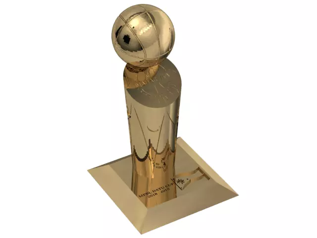 Basketball Throphy Free 3D print model