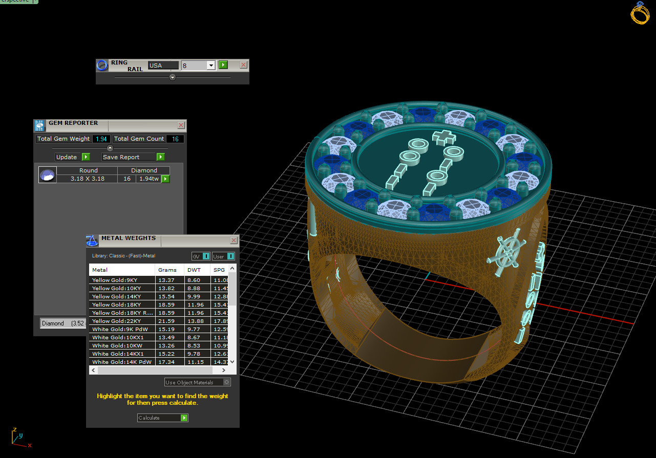 Anillo IFA 3D print model_1