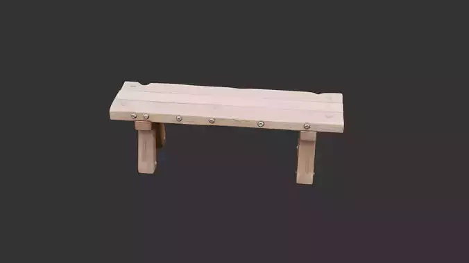 Medieval Wooden Bench