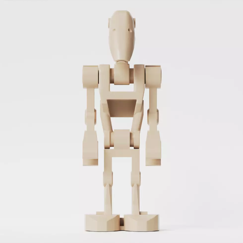 Battle Droid - 3D Printable Custom Lego Minifigure 3D print model