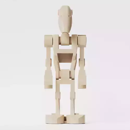 Battle Droid - 3D Printable Custom Lego Minifigure 3D print model