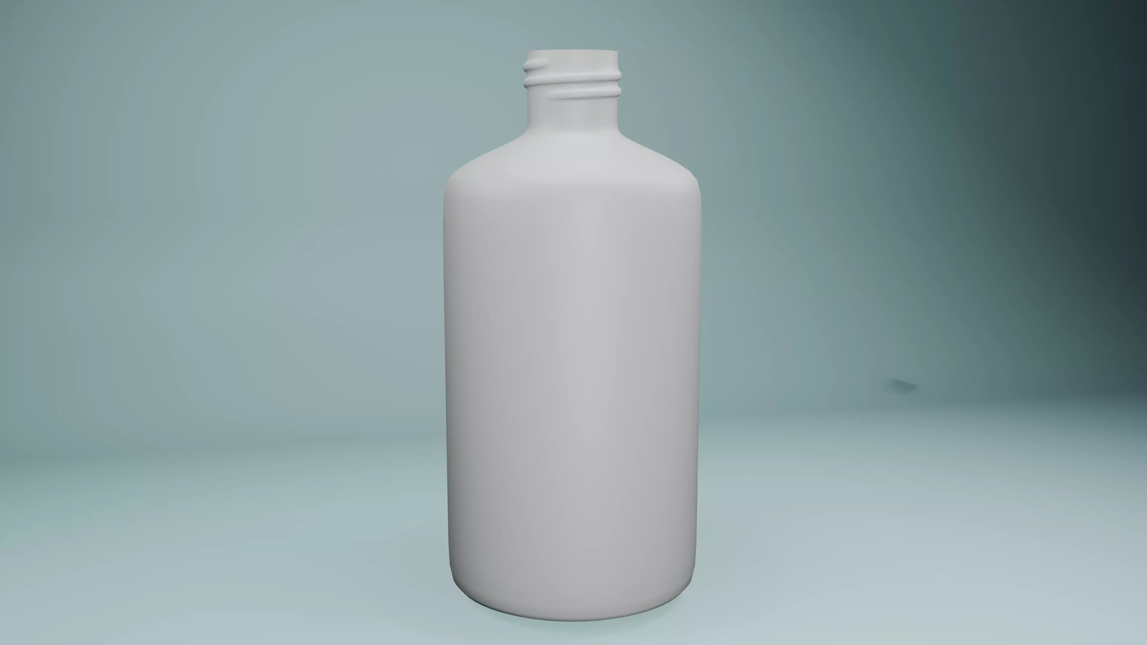 water bottle milk bottle mysterious 3D model_0