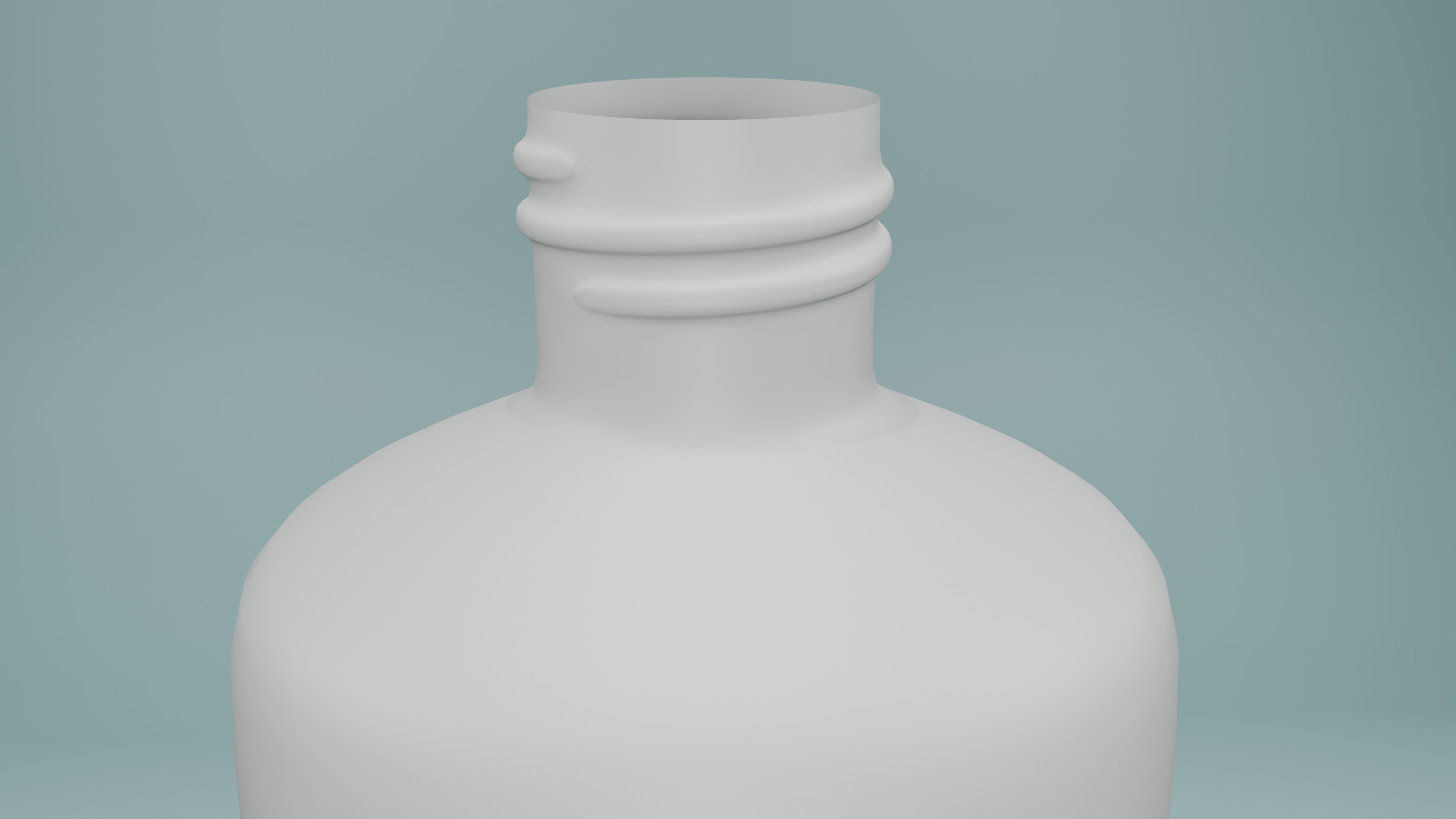 water bottle milk bottle mysterious 3D model_1