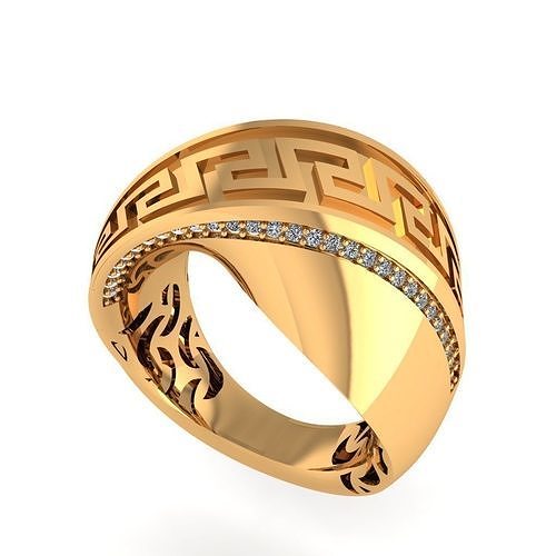   VERSACE Ring 1356 3D print model