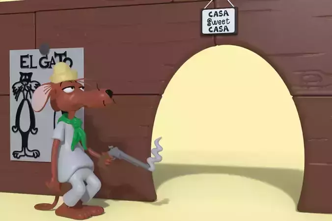 SLOWPOKE RODRIGUEZ-PARTS AND COMPLETE 3D print model