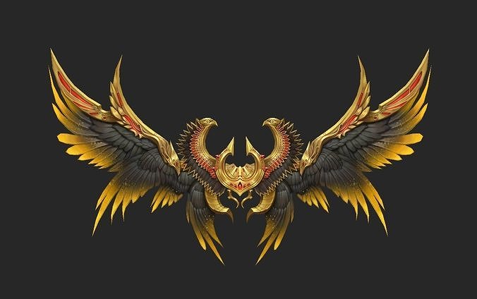Wing 241 Low-poly 3D model
