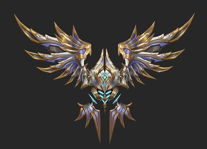 Wing 237 Low-poly 3D model