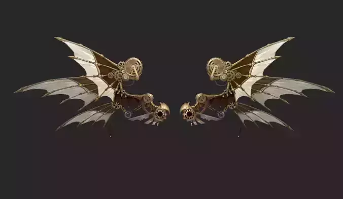 Wing 228 Low-poly 3D model