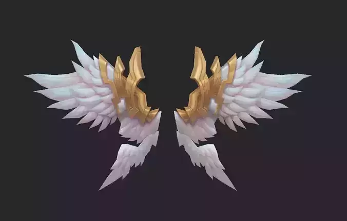 Wing 188 Low-poly 3D model