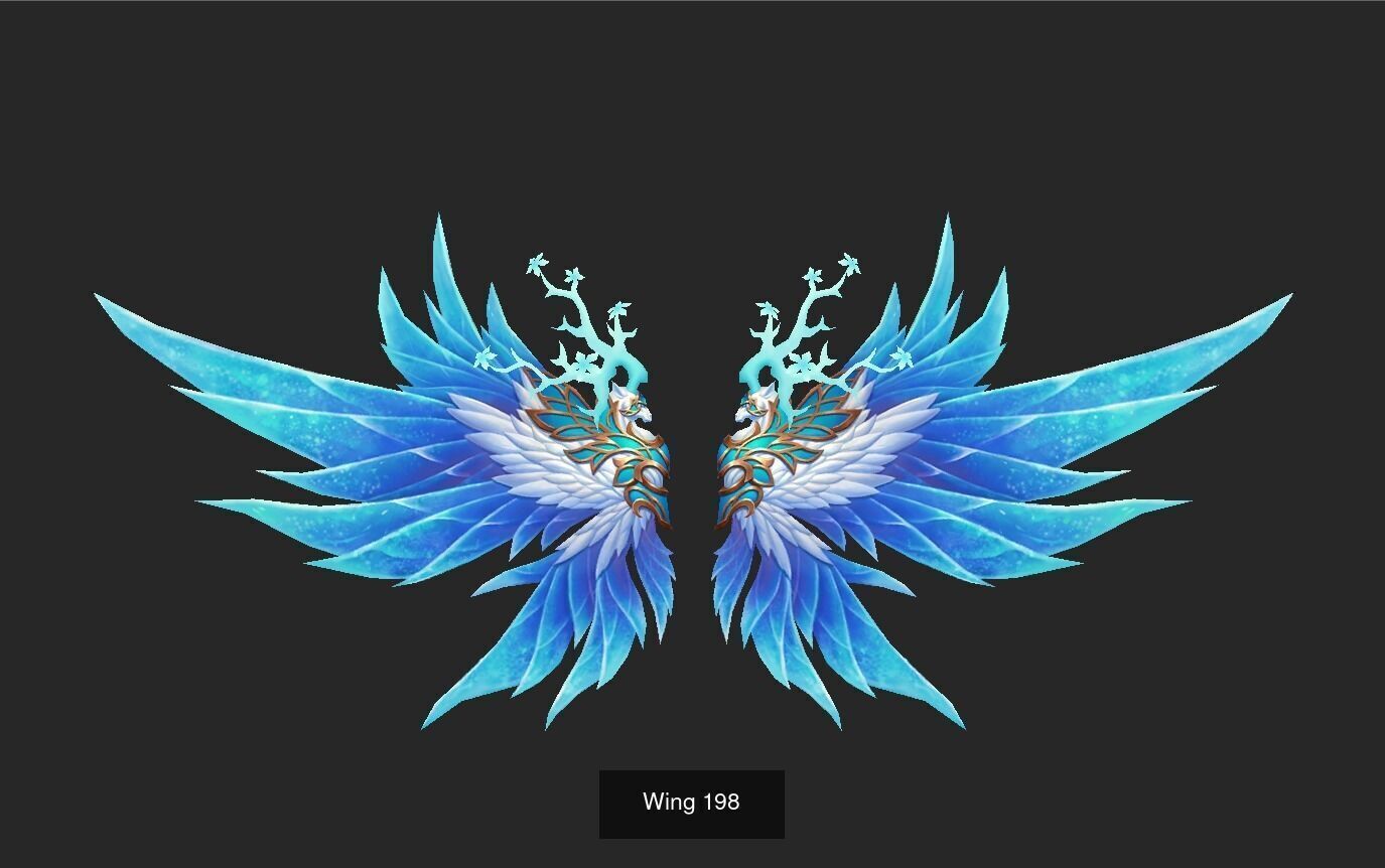 Pack With 25 Wings Part 8 3D Model Collection_18