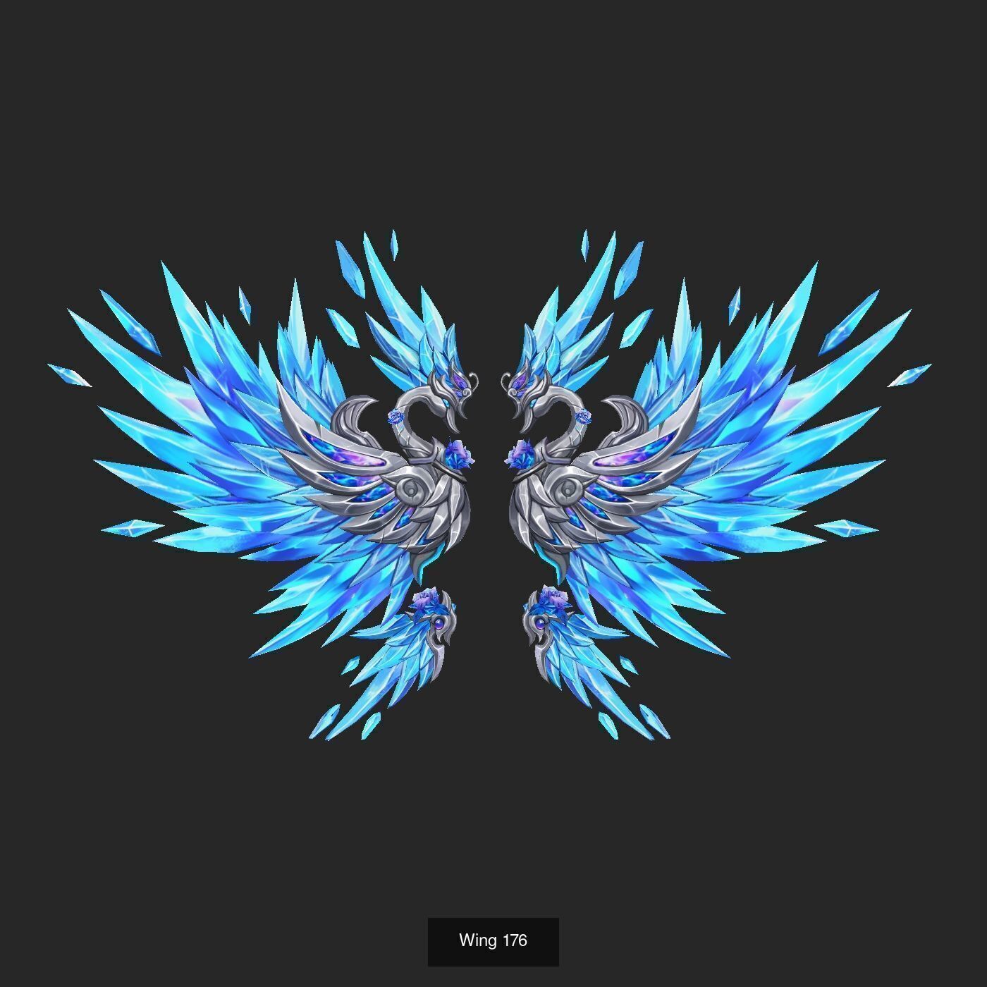 Pack With 25 Wings Part 8 3D Model Collection_15