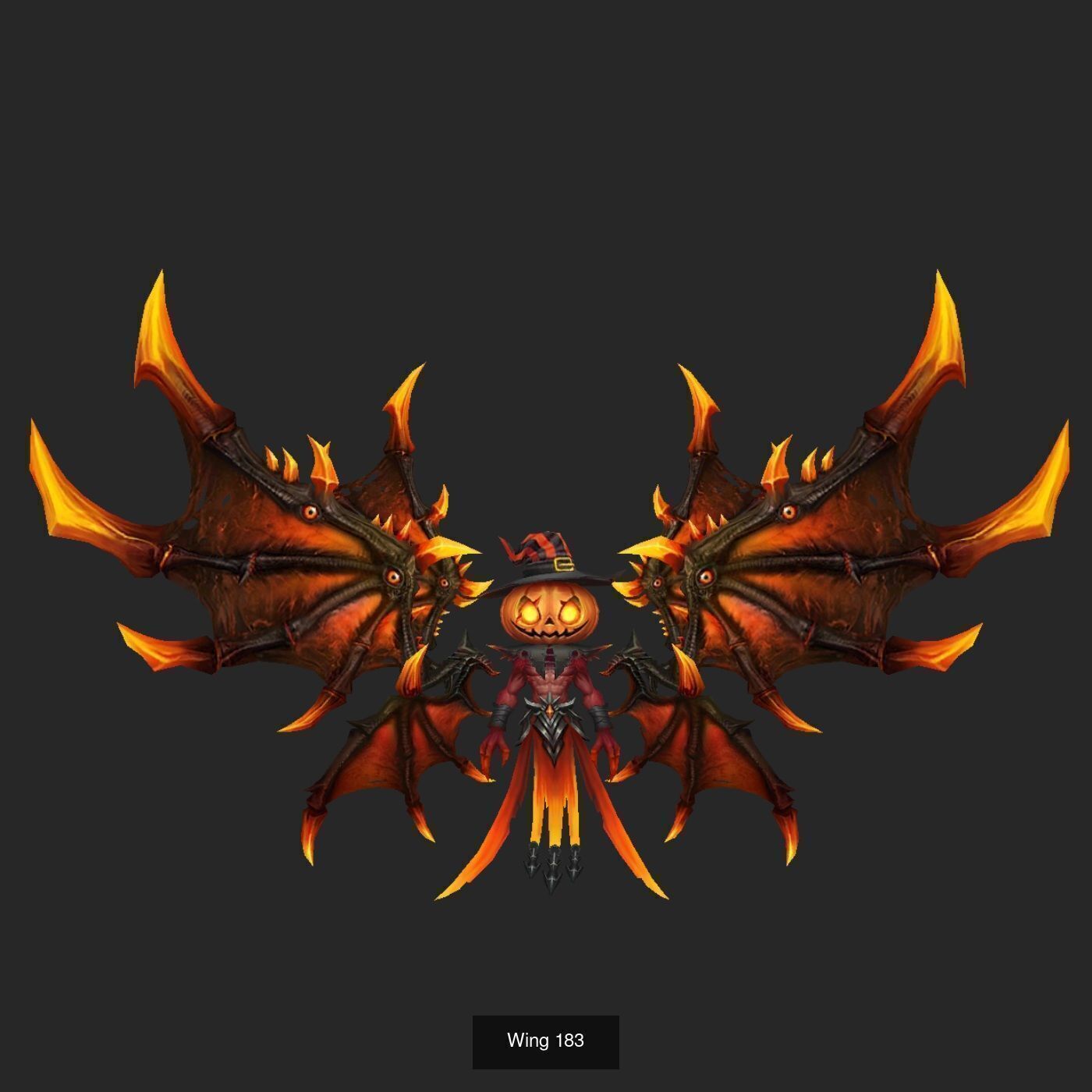 Pack With 25 Wings Part 8 3D Model Collection_8