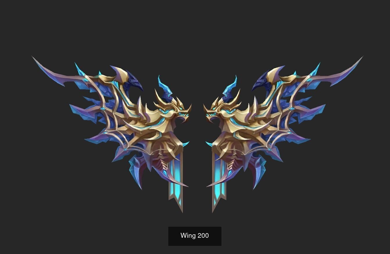 Pack With 25 Wings Part 8 3D Model Collection_16