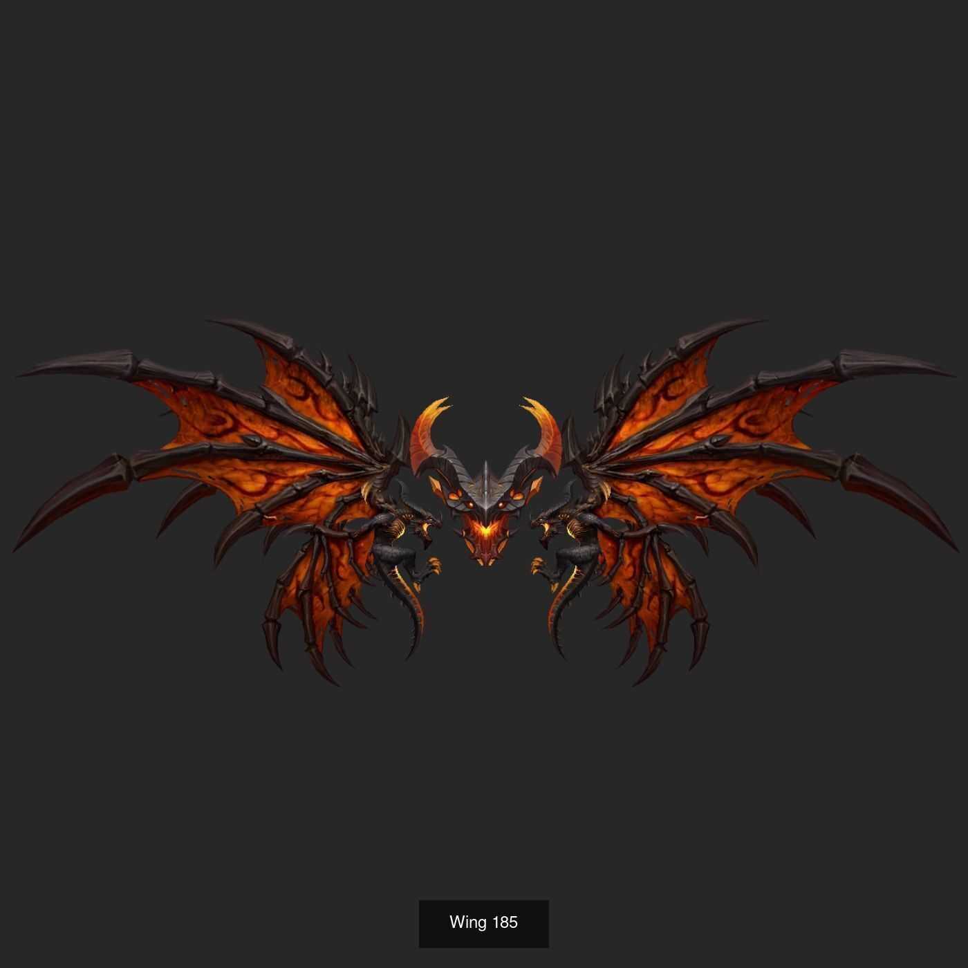 Pack With 25 Wings Part 8 3D Model Collection_6