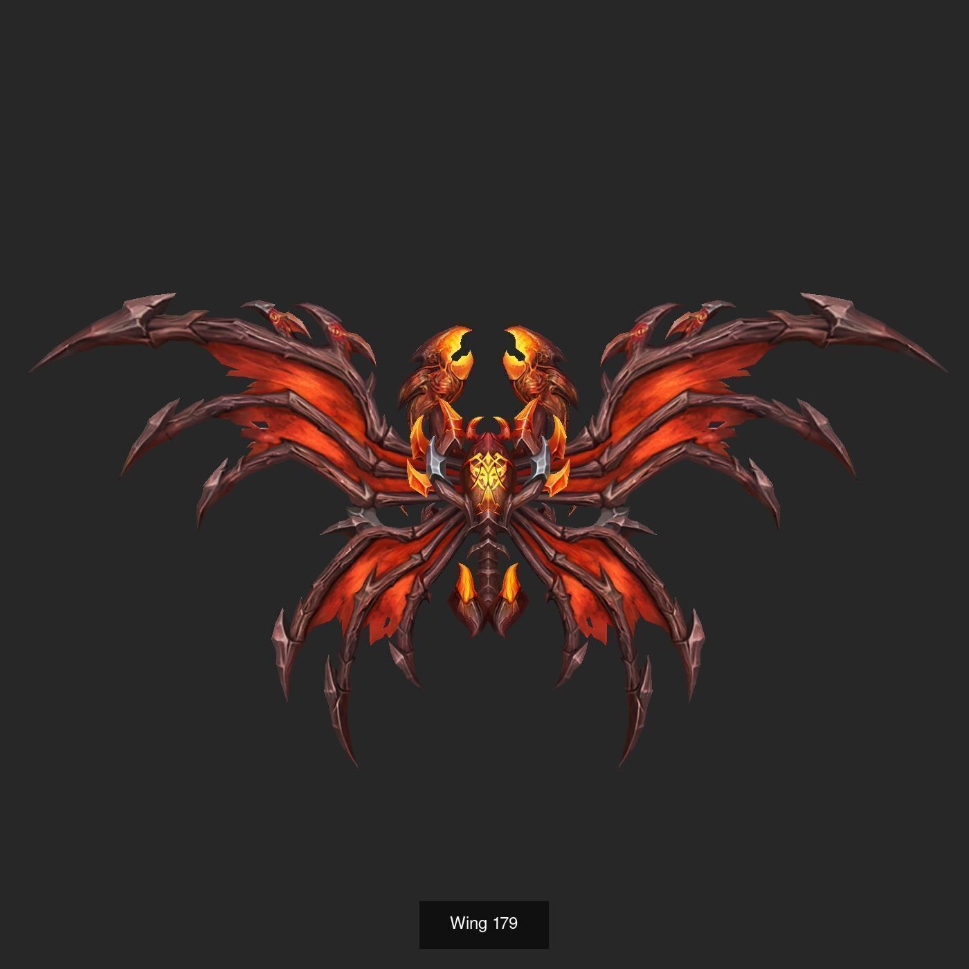 Pack With 25 Wings Part 8 3D Model Collection_12