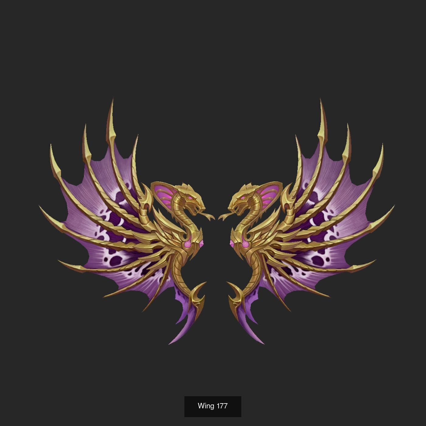 Pack With 25 Wings Part 8 3D Model Collection_14