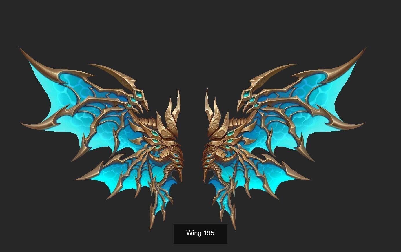 Pack With 25 Wings Part 8 3D Model Collection_21