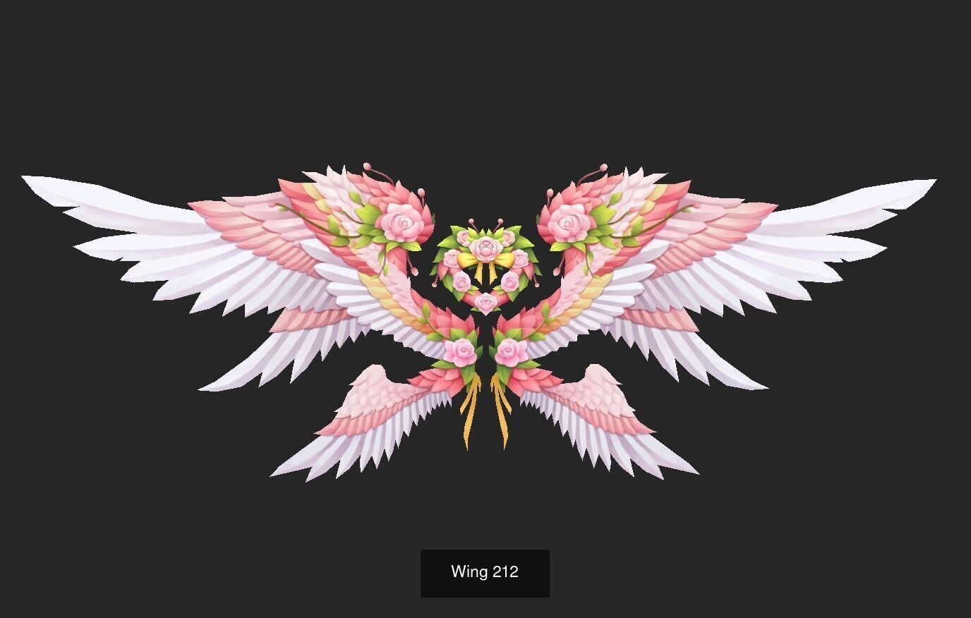 Pack With 25 Wings Part 9 3D Model Collection_18