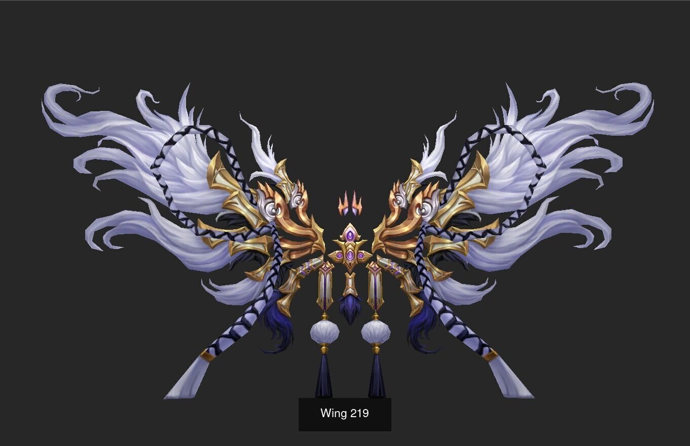 Pack With 25 Wings Part 9 3D Model Collection_11