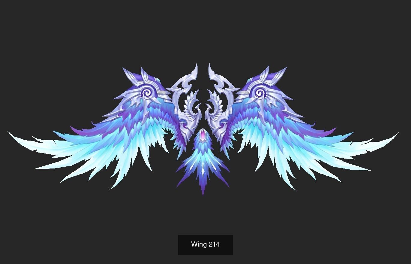 Pack With 25 Wings Part 9 3D Model Collection_16